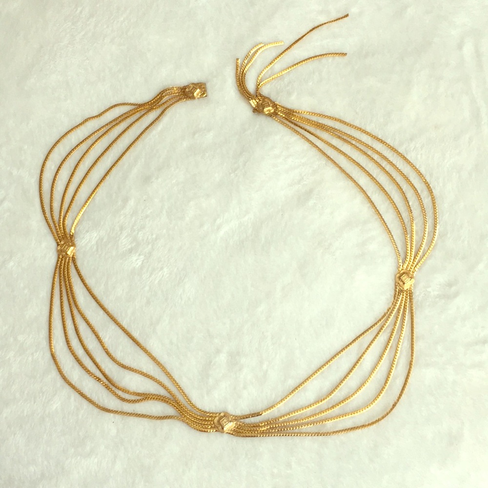 Christian Dior gold chain belt/ necklace - vintage